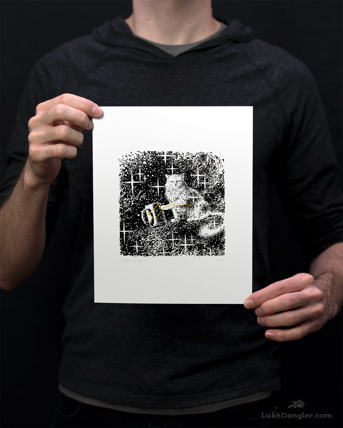 Little Shitpurr Print