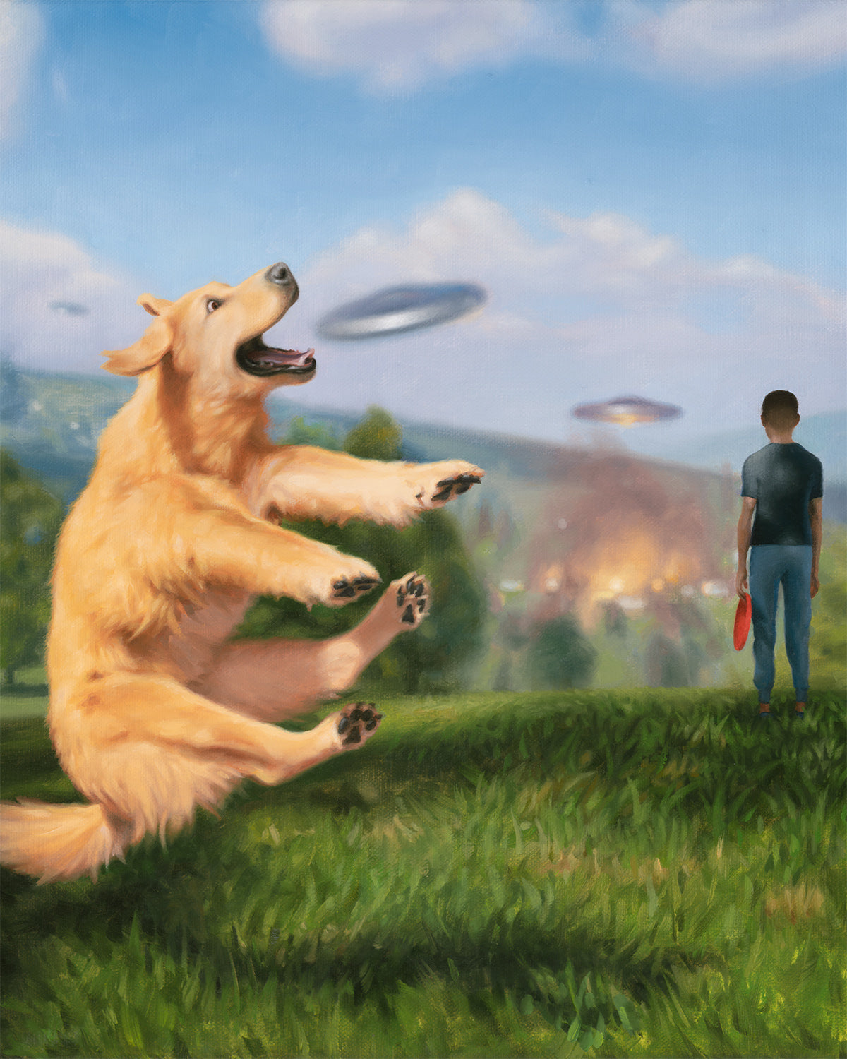 Big Frisbee Painting