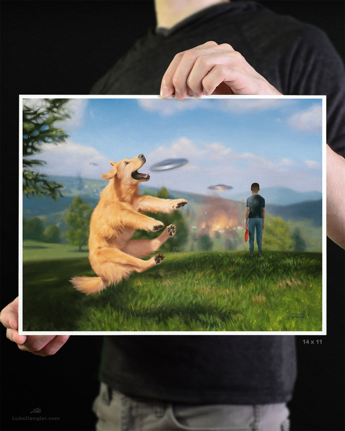 Big Frisbee Print
