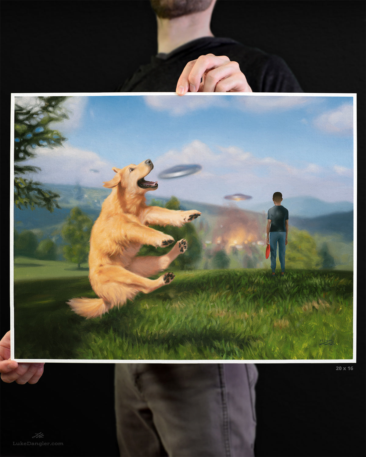 Big Frisbee Print