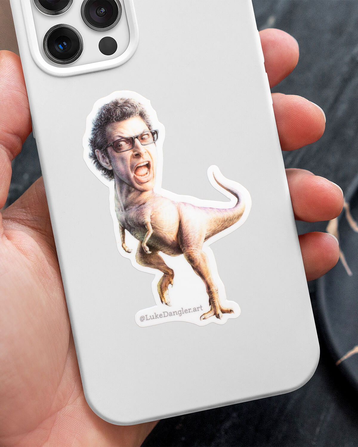 Jeff Goldblum Dinosaur Sticker