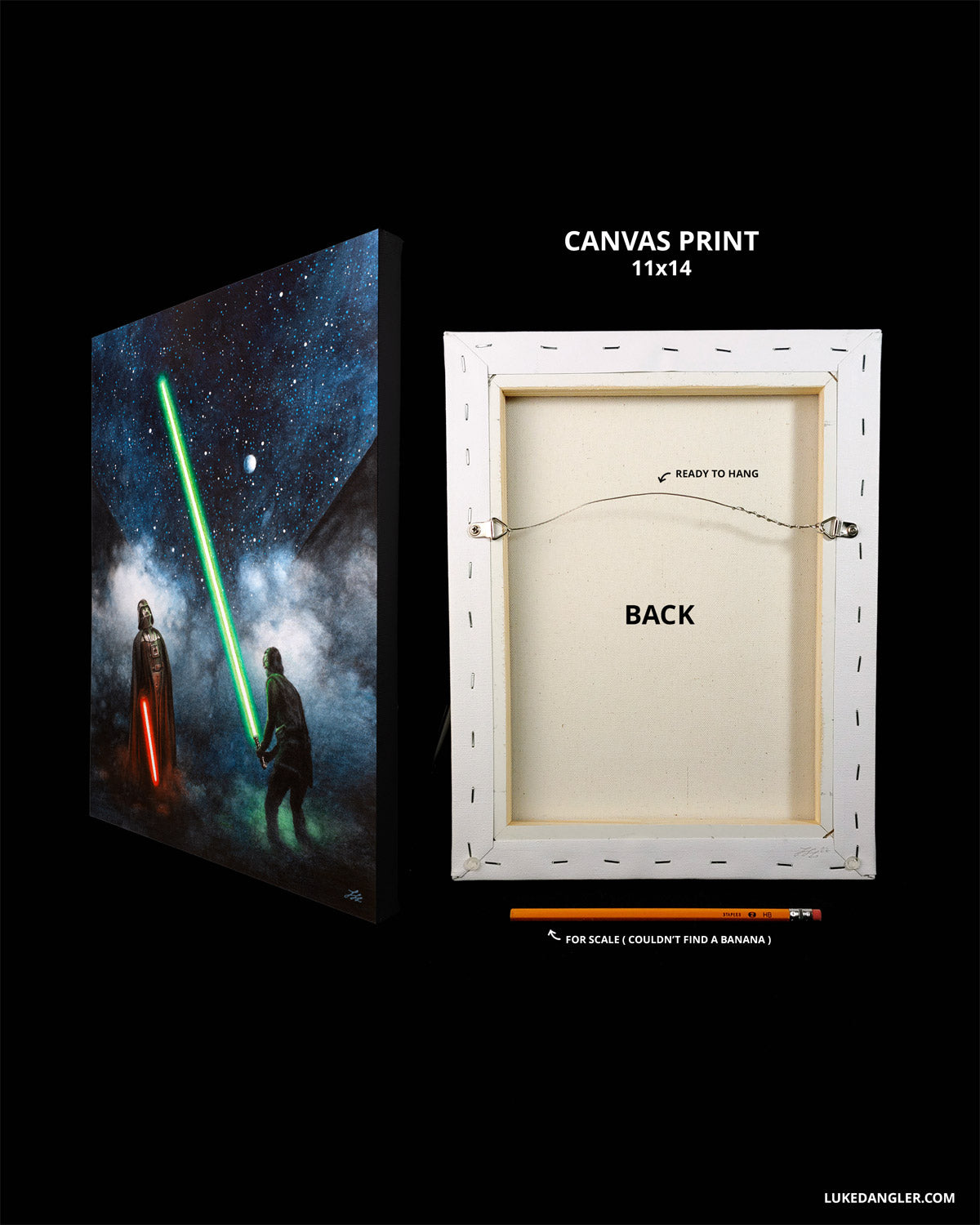Impressive lightsaber Print