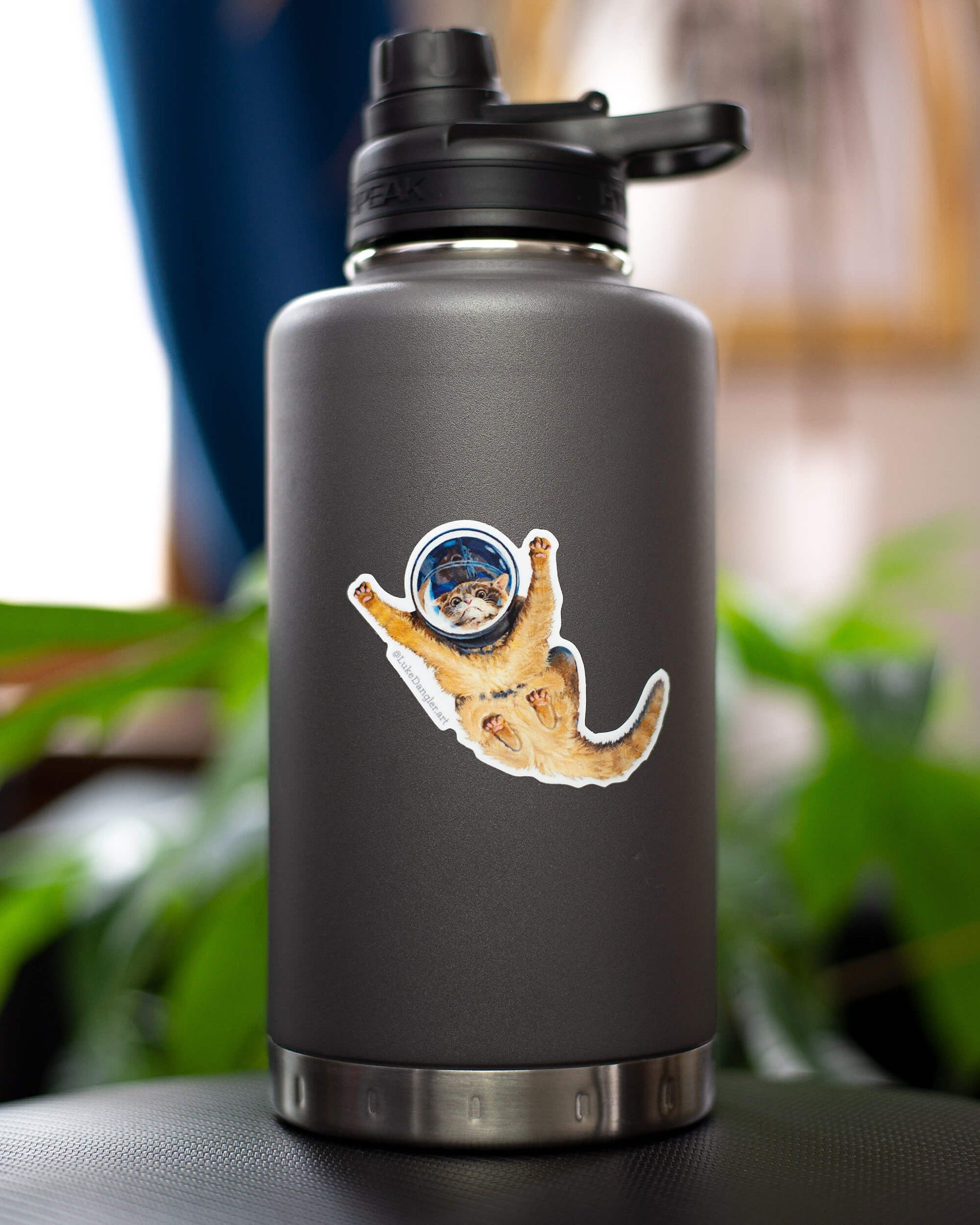 Space Cat Sticker – Liftoff