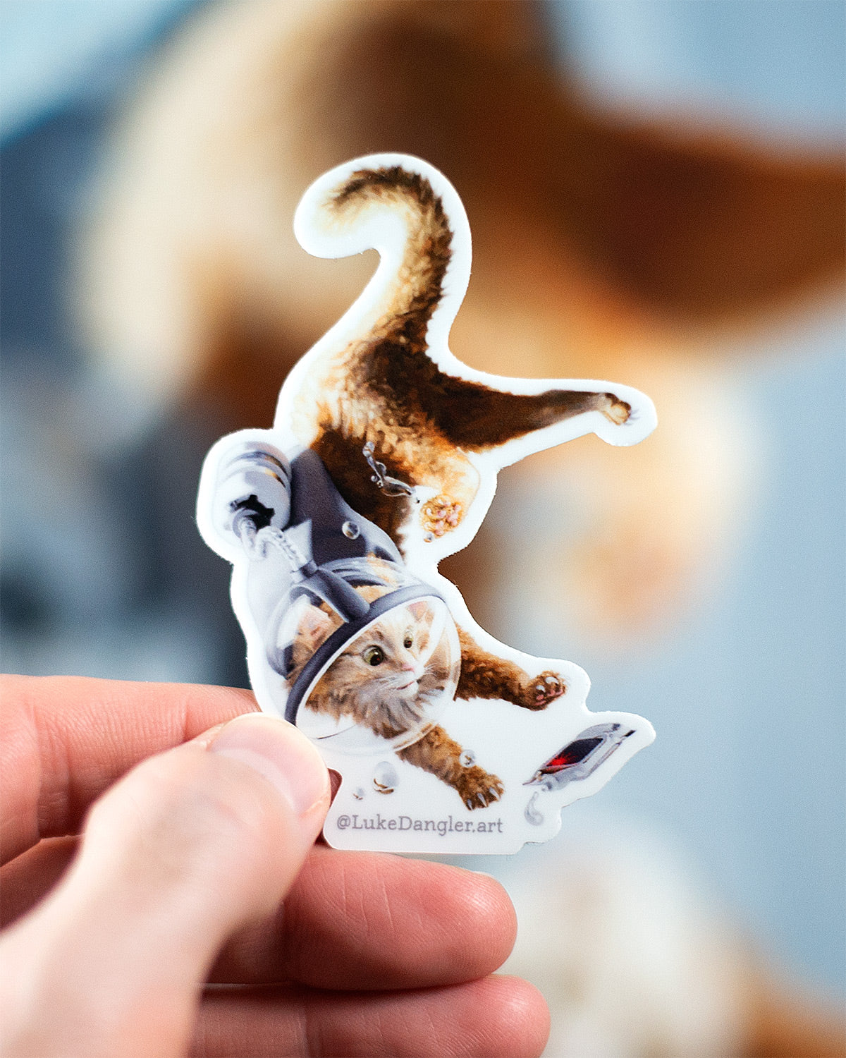 Space Cat Sticker – Intruder