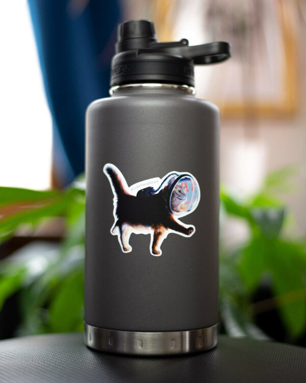 Space Cat Sticker – Mission CTRL