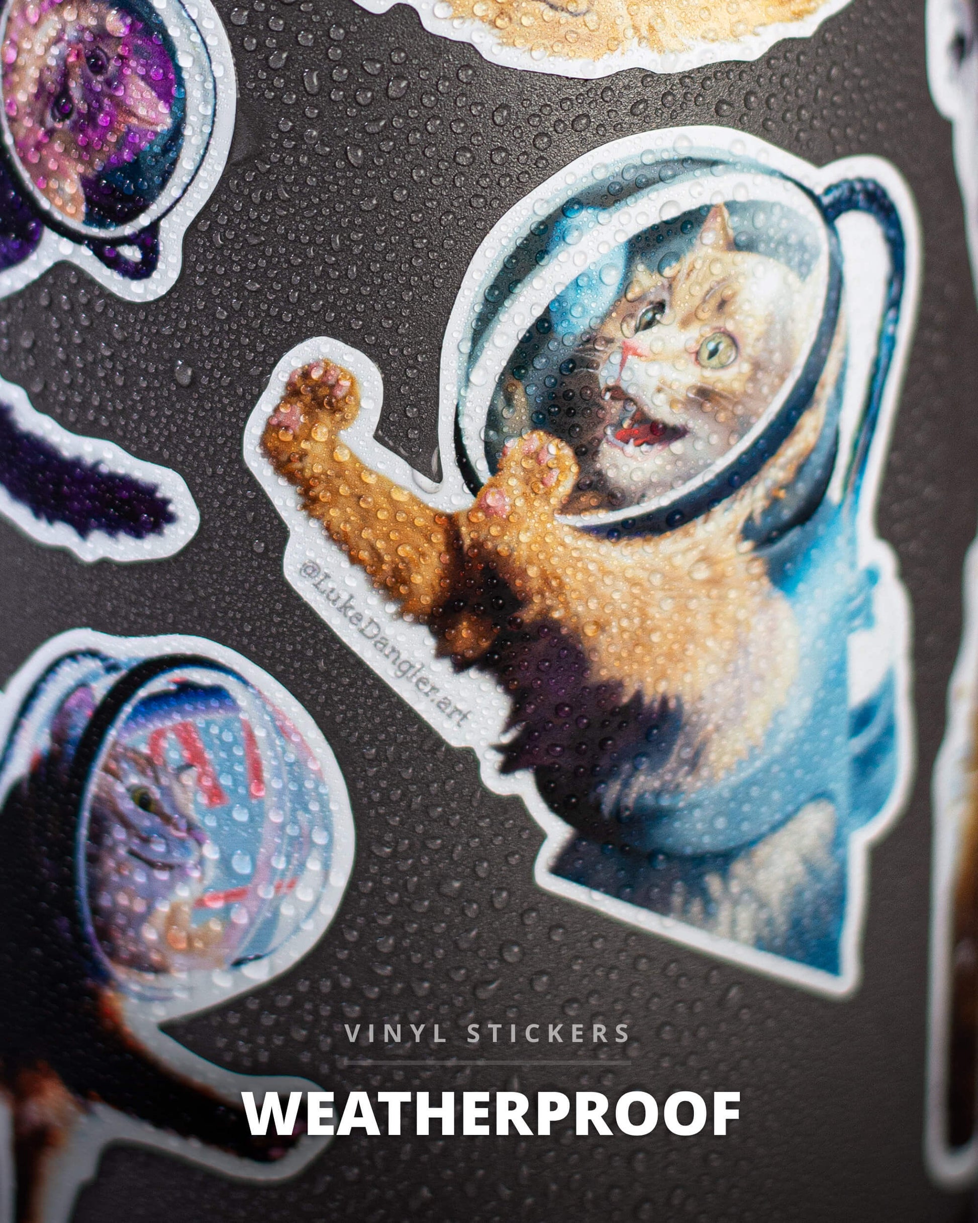 Vinyl Stickers are Weatherproof