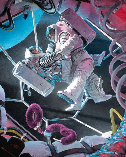 Astronaughty Painting