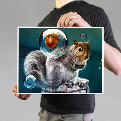 Squirrel Power Print