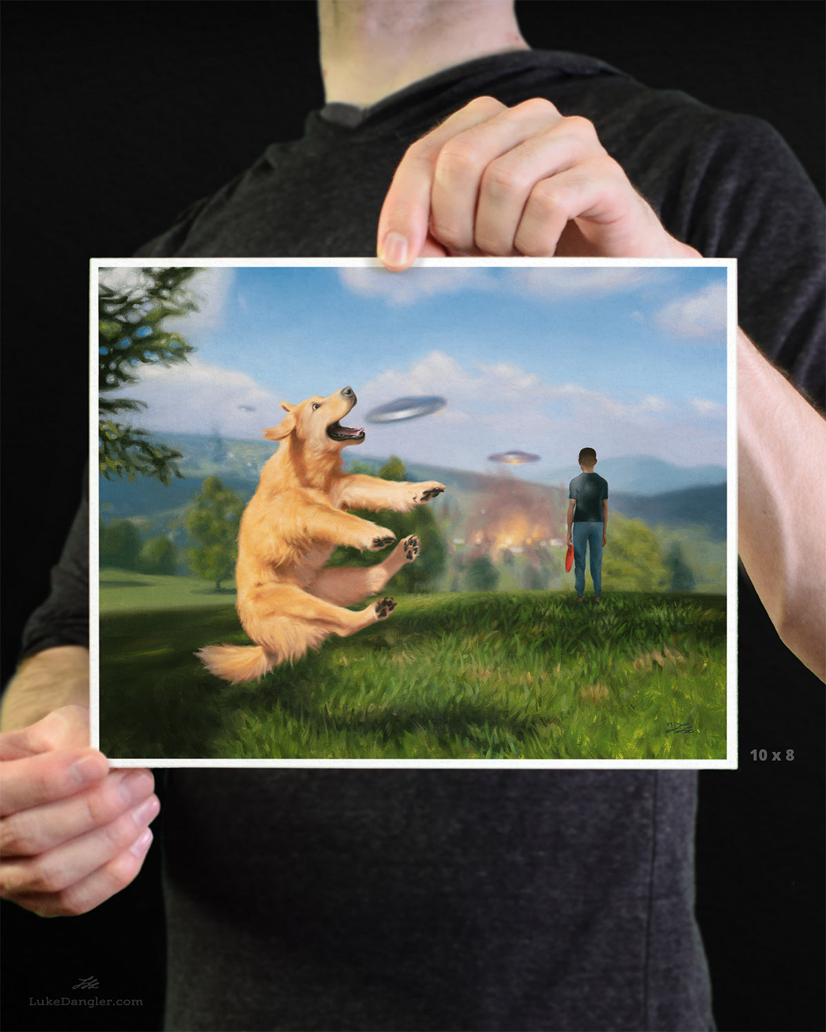 Big Frisbee Print