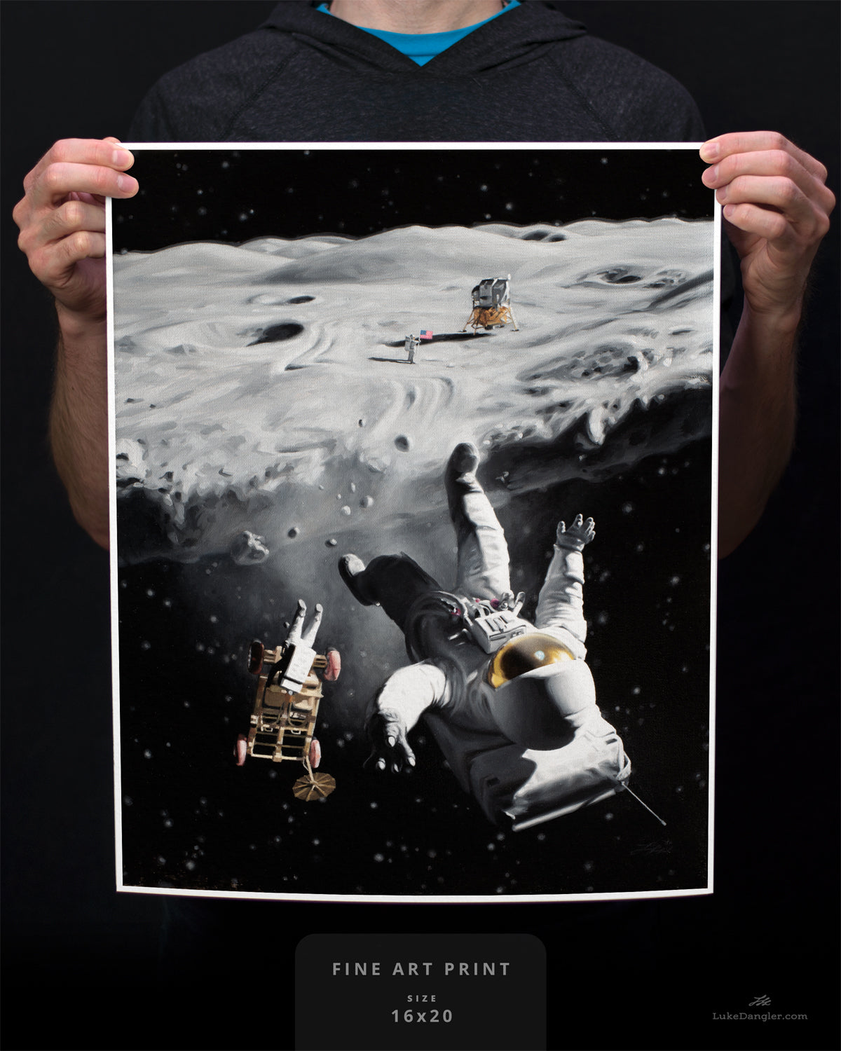 Flat Moon Print