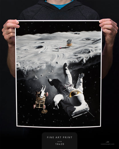 Flat Moon Print