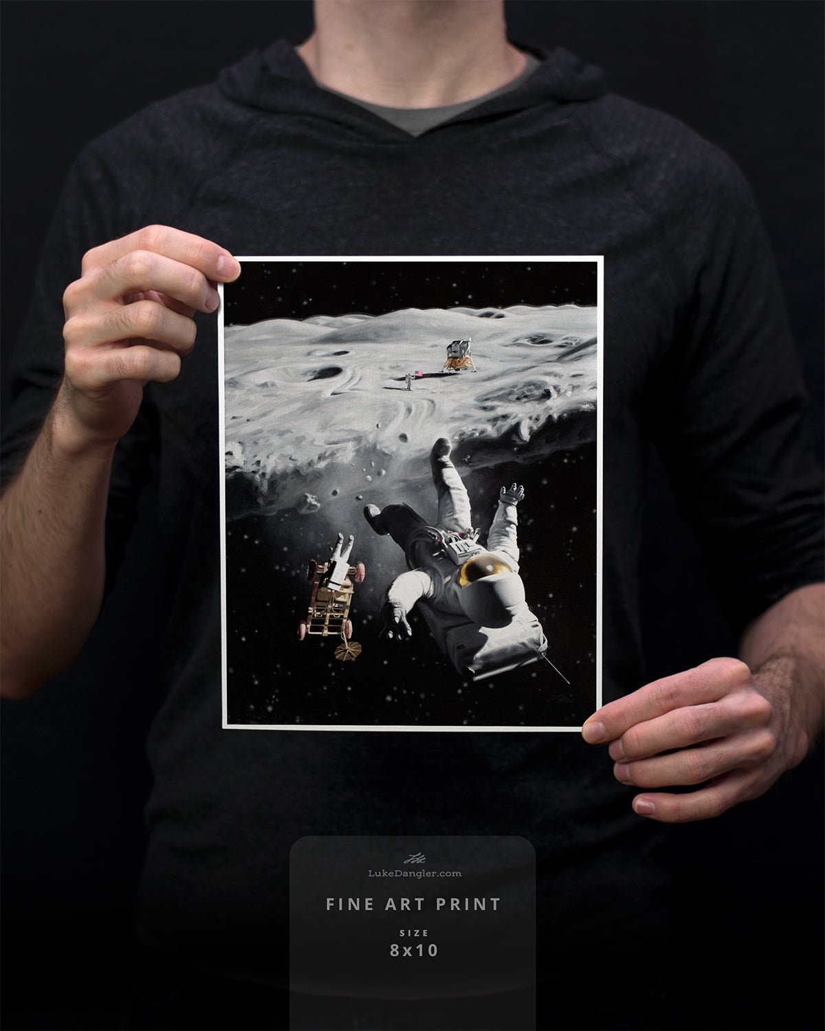 Flat Moon Print