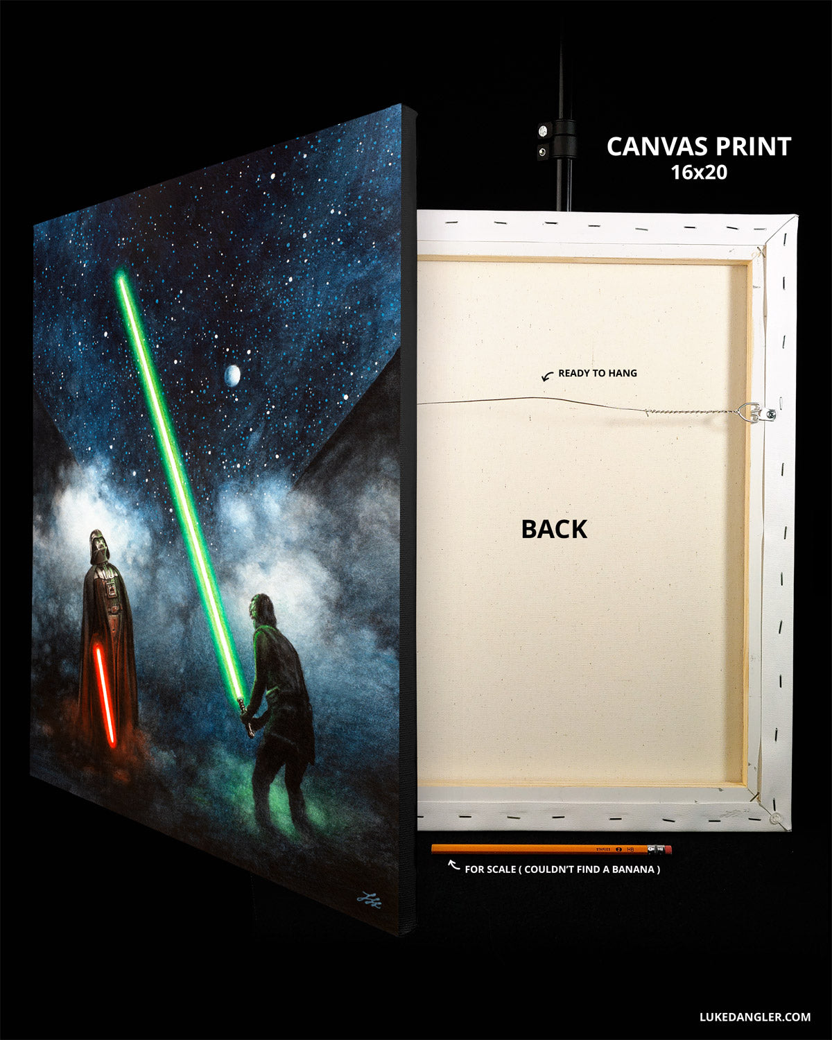 Impressive lightsaber Print